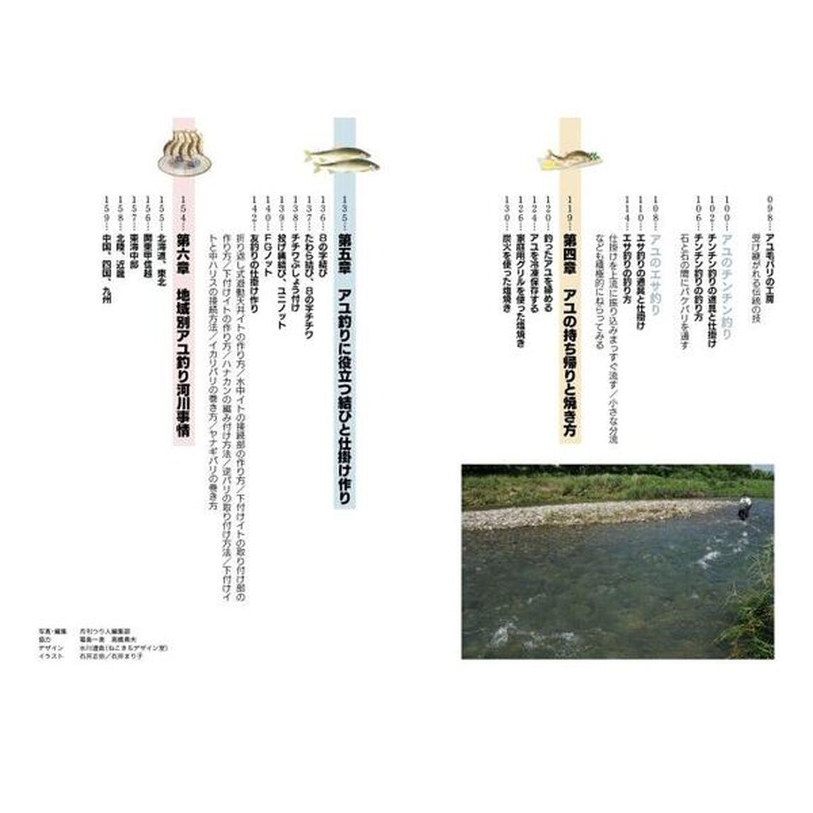 ぜんぶわかる！アユ釣り超入門　「ルアー」「友釣り」「毛バリ」「エサ」