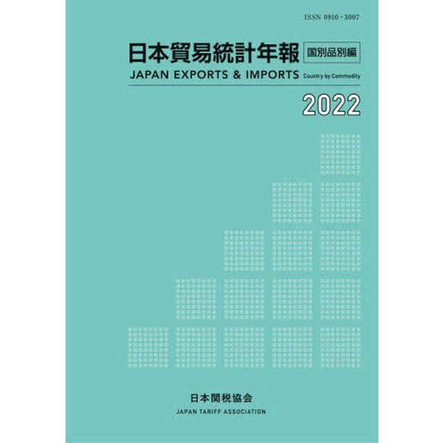 日本貿易統計年報　２０２２国別品別編