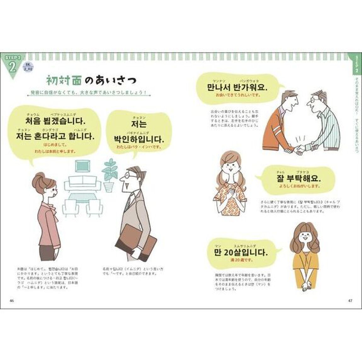 基礎からレッスンはじめての韓国語　イラストでパッと見てわかる！　オールカラー「音声ＤＬ版」