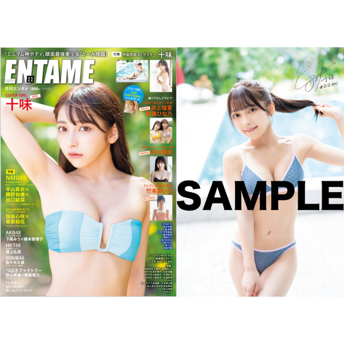 ＥＮＴＡＭＥ（エンタメ）2023年11月号【セブンネット限定特典：十味（#2i2）ポストカード1枚付き】