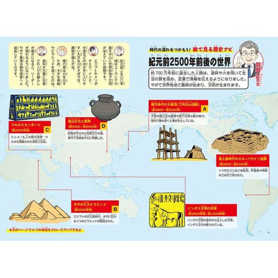 世界の歴史　１「人類誕生と古代の王国　七〇〇万年前〜紀元前六〇〇年」