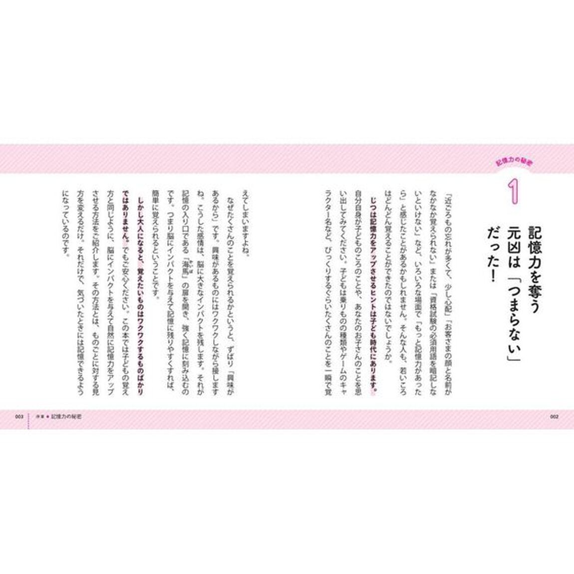見るだけで勝手に記憶力がよくなるドリル