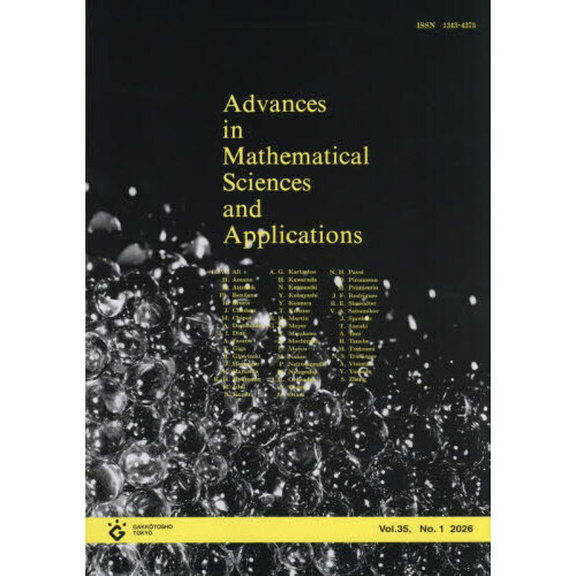 Ａｄｖａｎｃｅｓ　ｉｎ　Ｍａｔｈｅｍａｔｉｃａｌ　Ｓｃｉｅｎｃｅｓ　ａｎｄ　Ａｐｐｌｉｃａｔｉｏｎｓ　Ｖｏｌｕｍｅ３５，Ｎｕｍｂｅｒ１（２０２６）