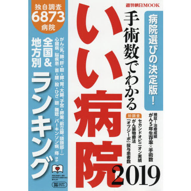手術数でわかるいい病院　２０１９