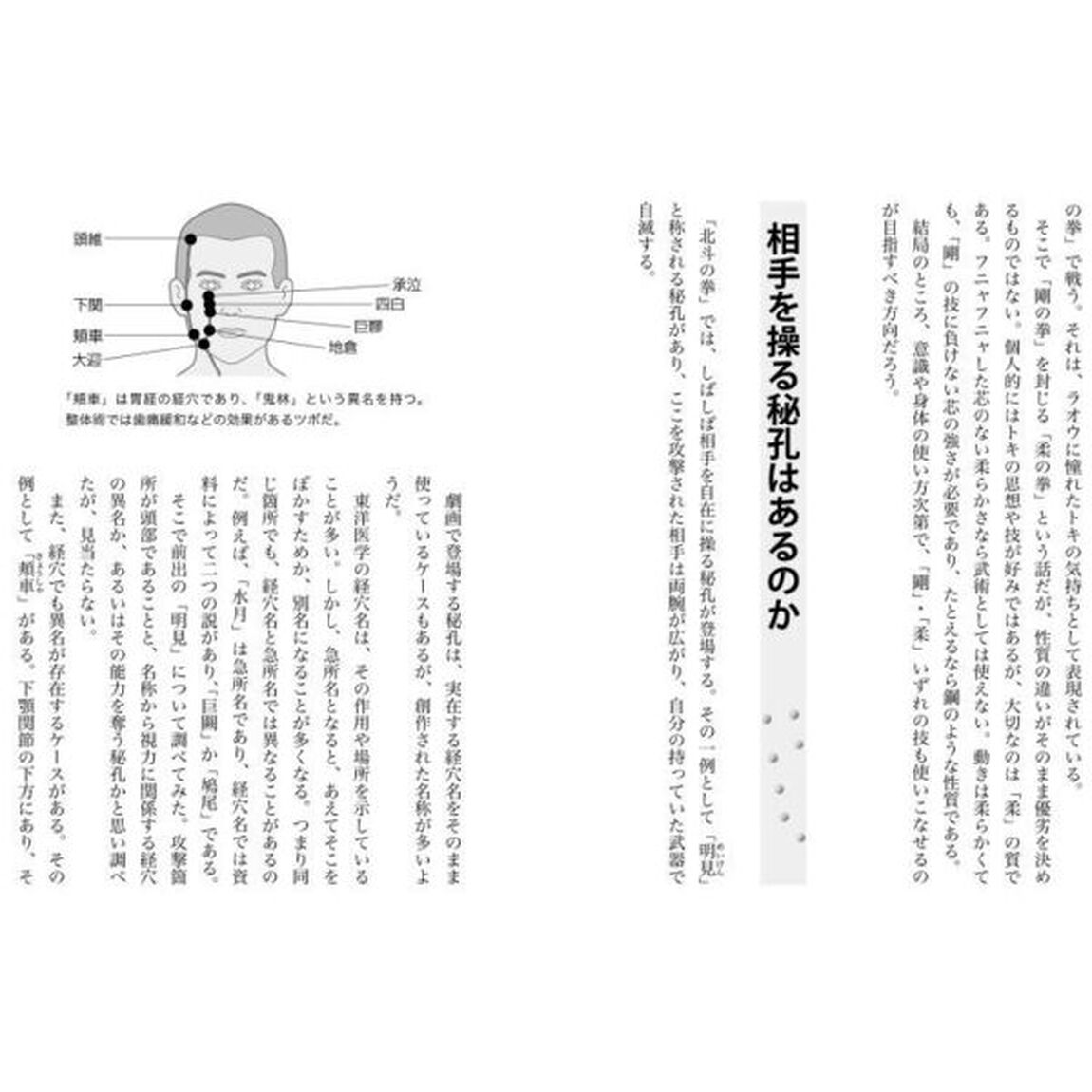 北斗神拳の謎に迫る　秘孔の真実　「空手」と「経絡理論」で考察！