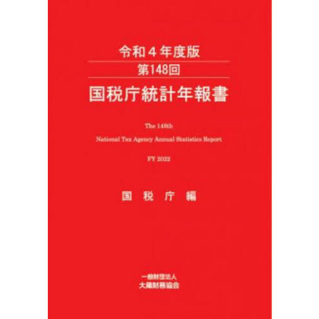 国税庁統計年報書　第１４８回（令和４年度版）