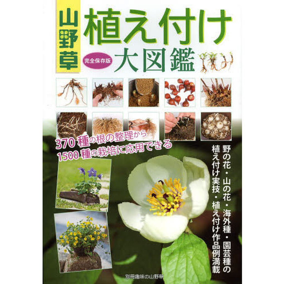 山野草植え付け大図鑑　野の花・山の花・海外種・園芸種の植え付け実技・植え付け作品例満載　完全保存版