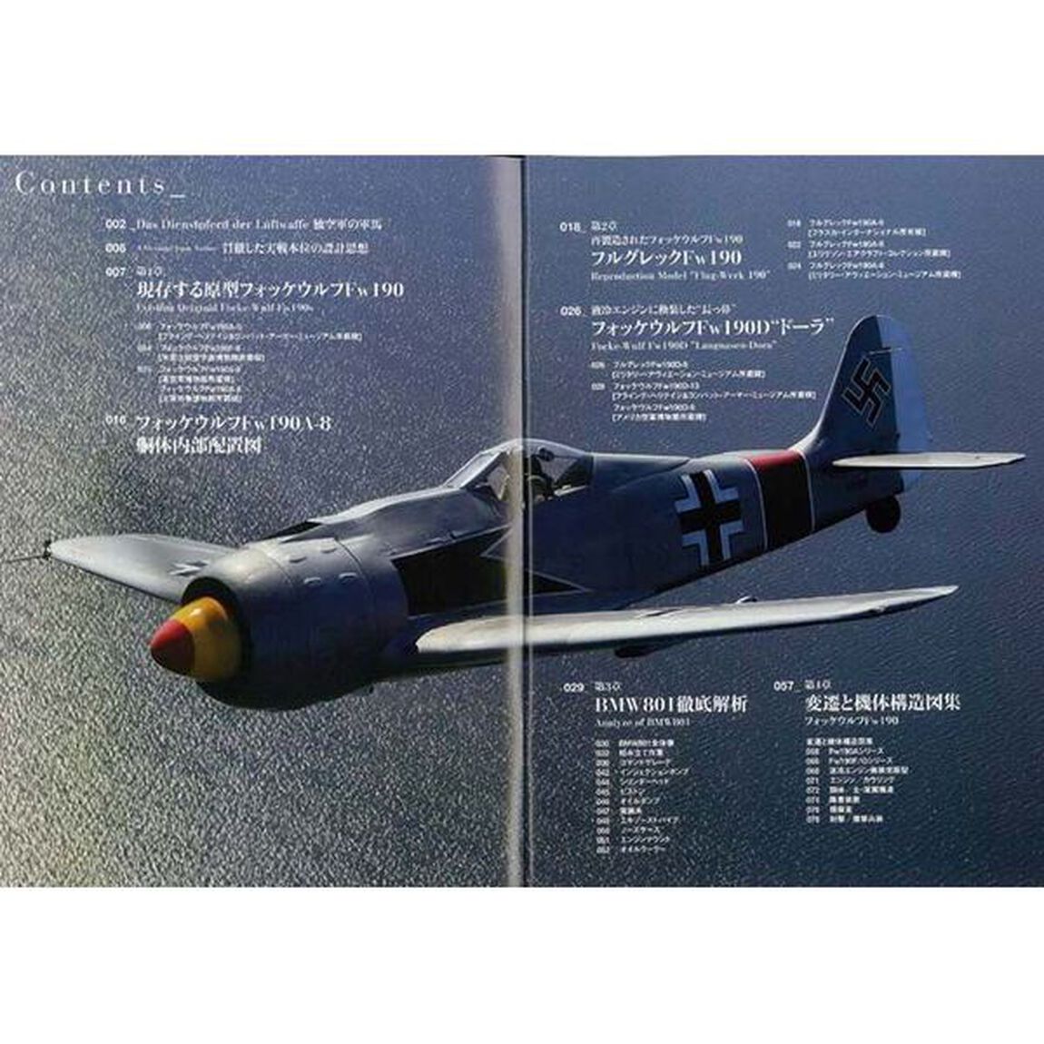 フォッケウルフＦｗ１９０　＆　ＢＭＷ８０１　第二次大戦機ＤＶＤアーカイブ　ドイツ空軍傑作戦闘機＋搭載エンジン徹底解析！
