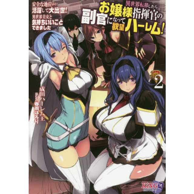 異世界転移したらお嬢様指揮官の副官になって欲望ハーレム！　安全な地位から活躍して大出世！異世界美女と気持ちいいことできました　２