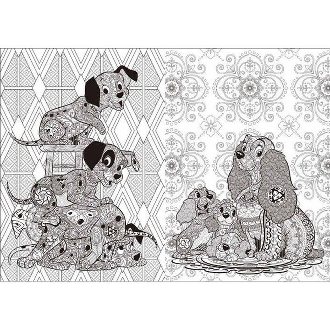 ディズニー アニマルキャラクター ぬり絵