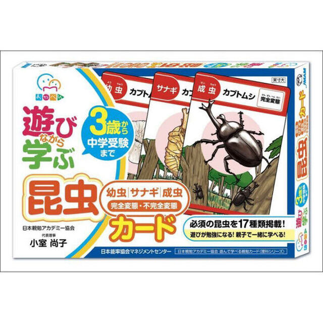 遊びながら学ぶ　昆虫カード
