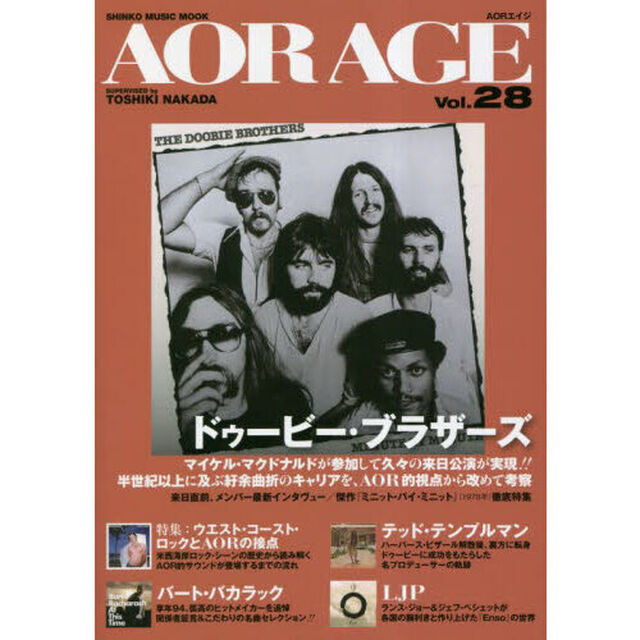 ＡＯＲ　ＡＧＥ　Ｖｏｌ．２８「特集＝ドゥービー・ブラザーズ／ウエスト・コースト・ロックとＡＯＲの接点」