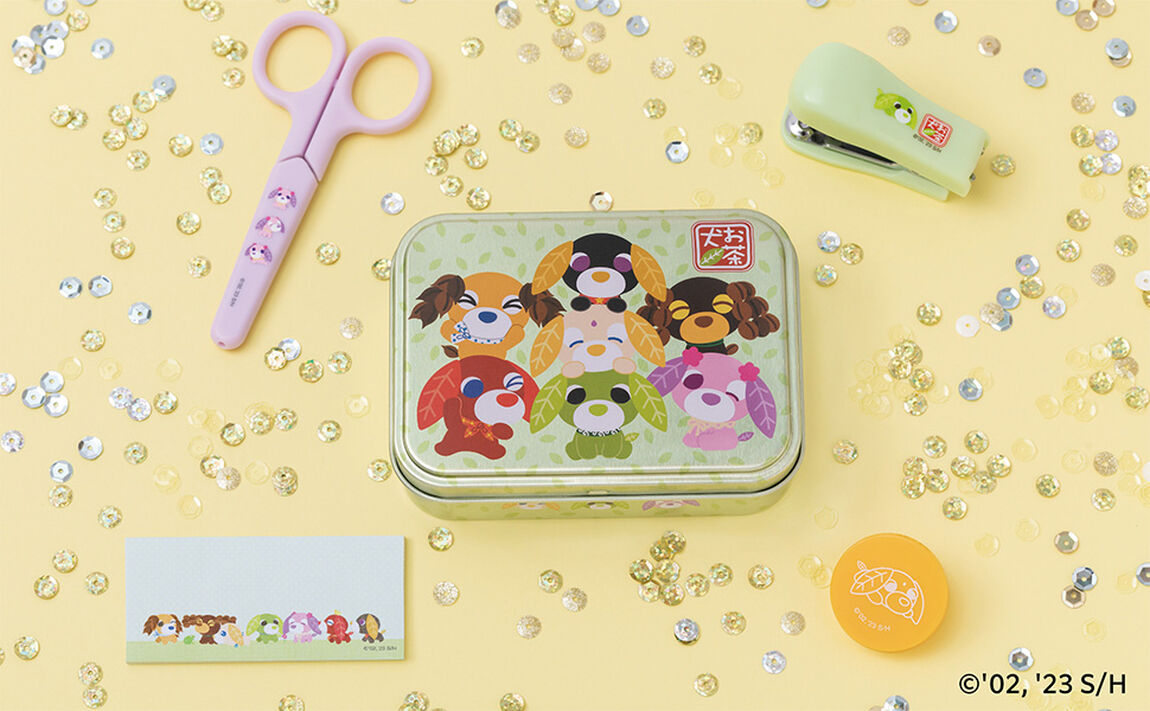 お茶犬 文具缶BOOK