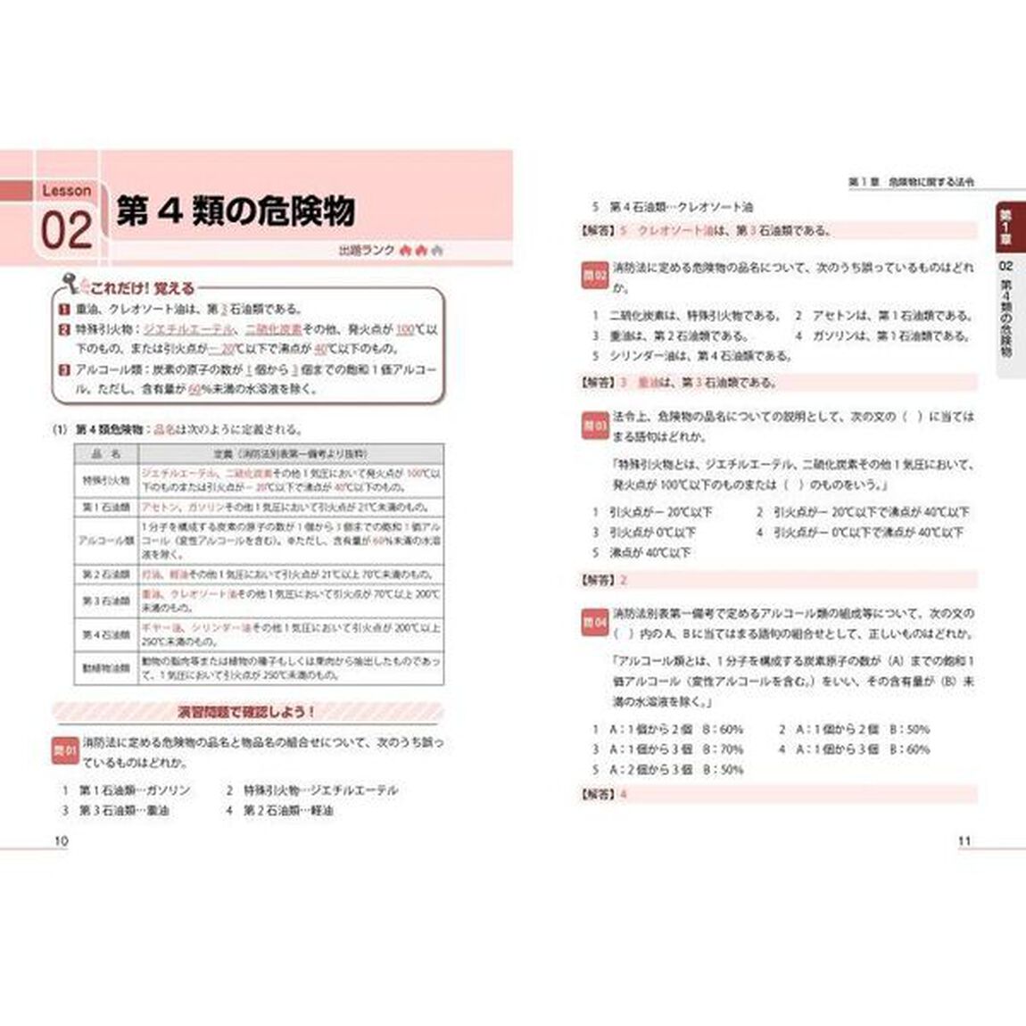 ラクラク合格！乙種第４類危険物取扱者予想模試付き