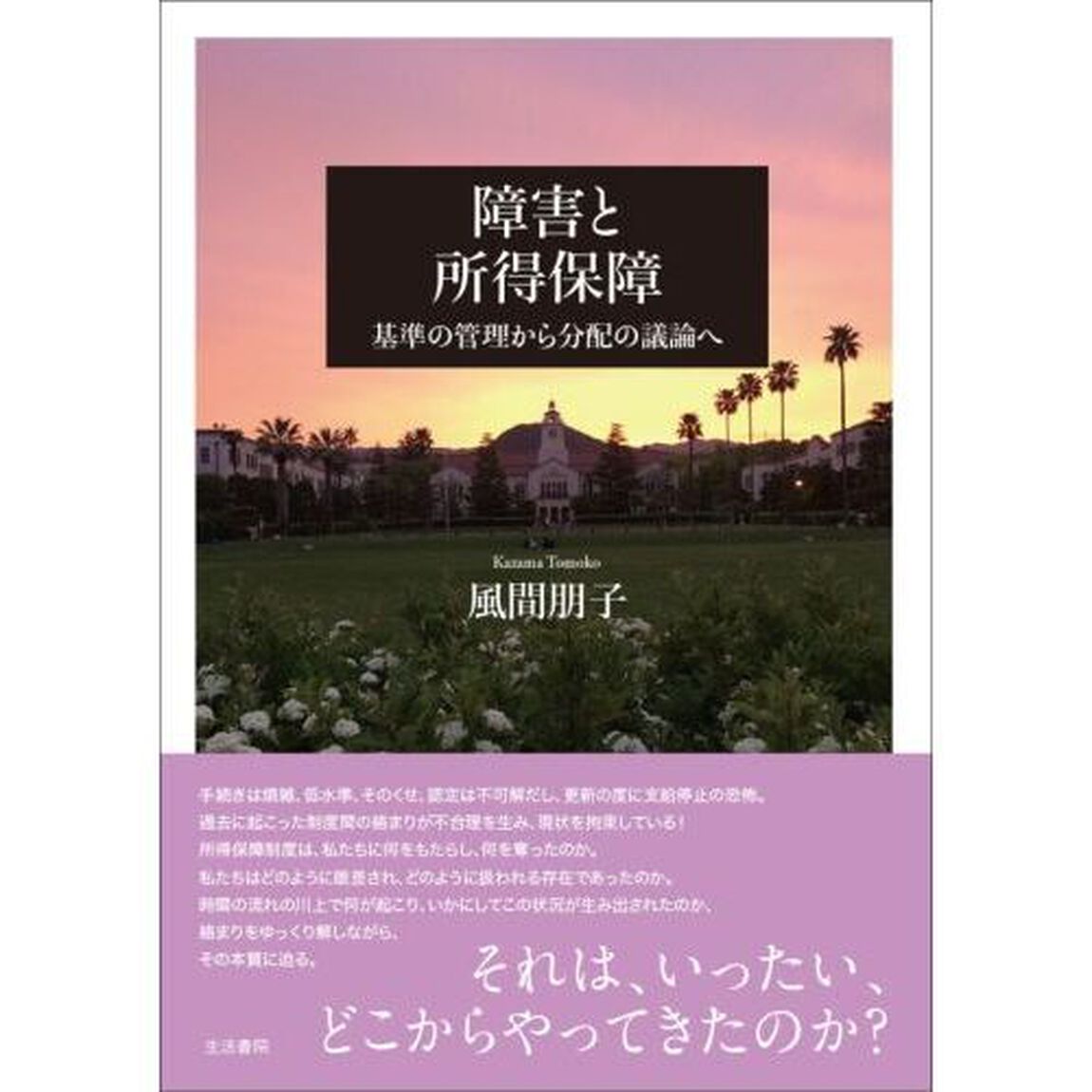 障害と所得保障　基準の管理から分配の議論へ