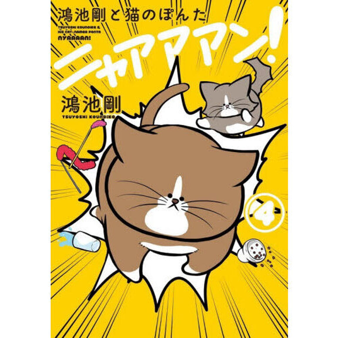 鴻池剛と猫のぽんた ニャアアアン! 4