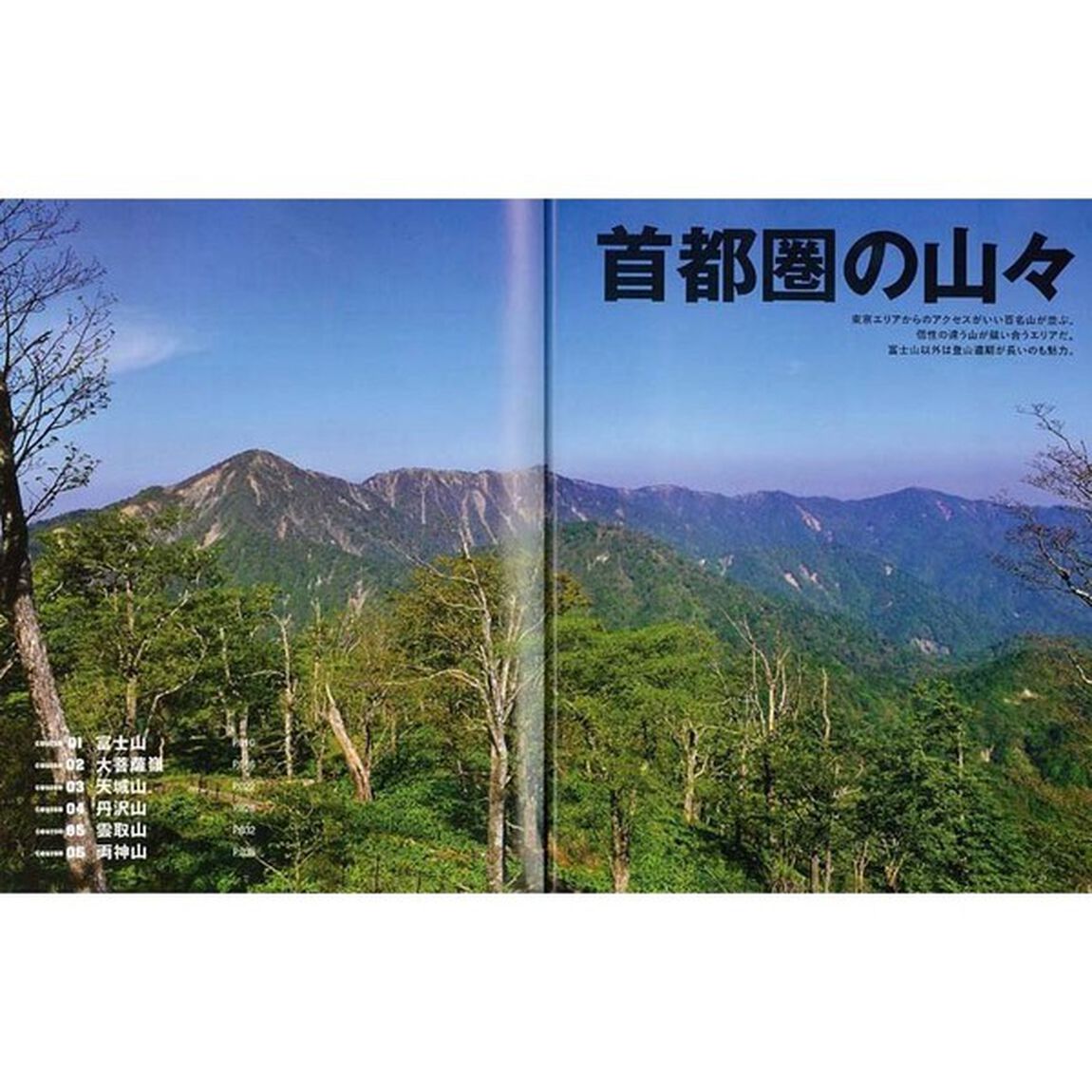 日帰りで登る首都圏近郊の百名山詳細ルートガイド　ワンデイで百名山を楽しむための２３コースを紹介！