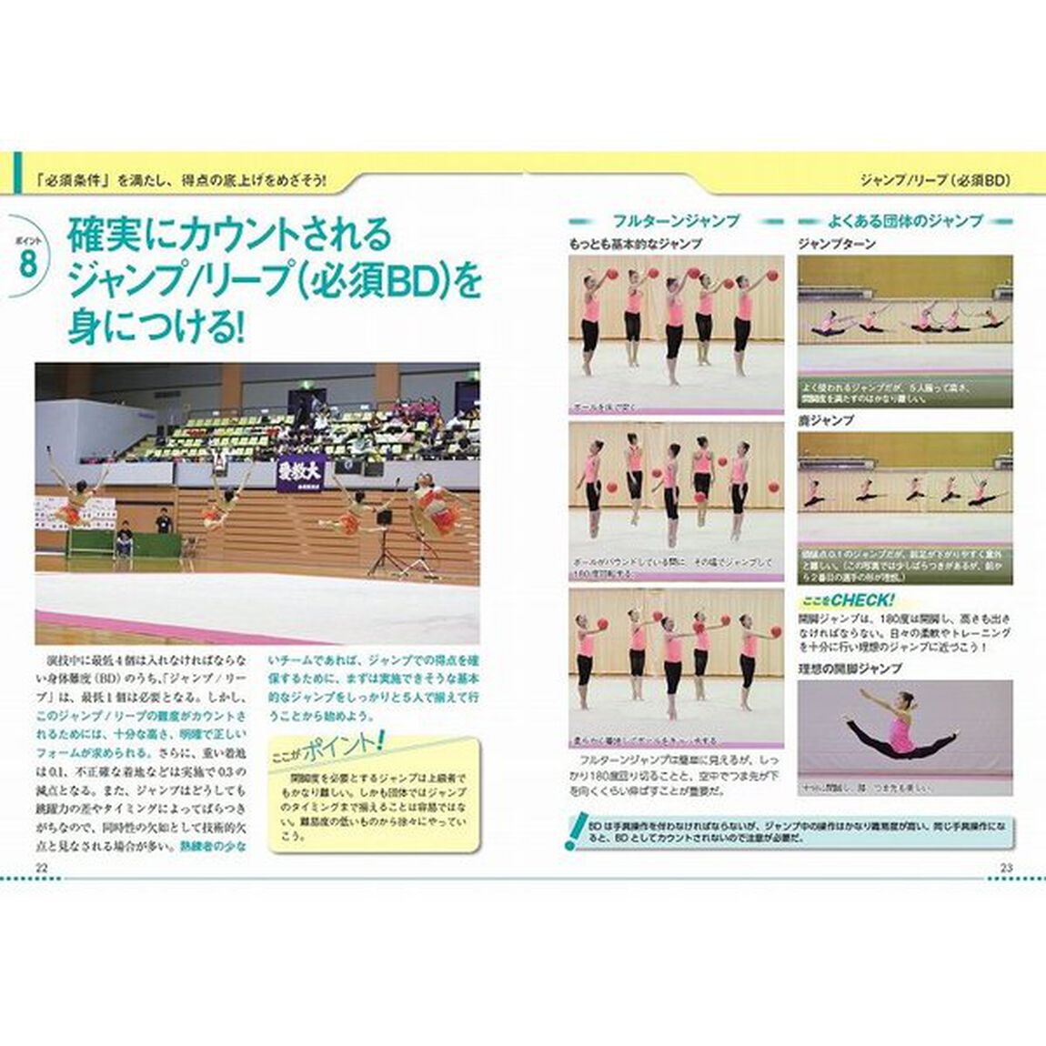 チームで魅せる！新体操団体上達のポイント５０