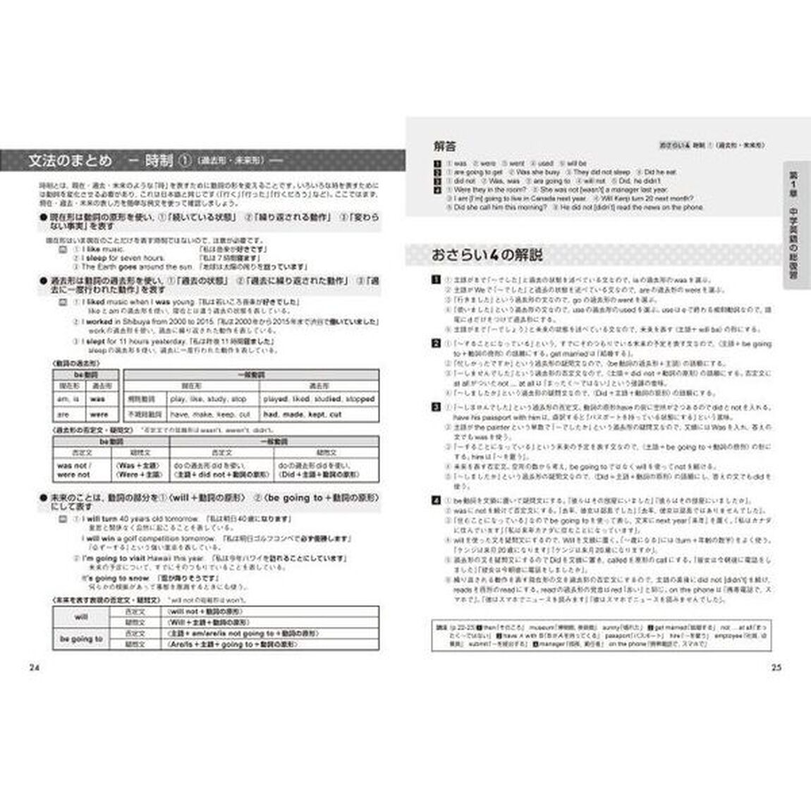 再挑戦！大人のおさらい　中学英語ドリル