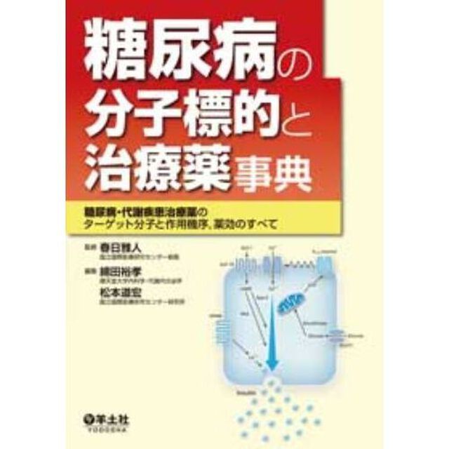 糖尿病の分子標的と治療薬事典　糖尿病・代謝疾患治療薬のターゲット分子と作用機序，薬効のすべて