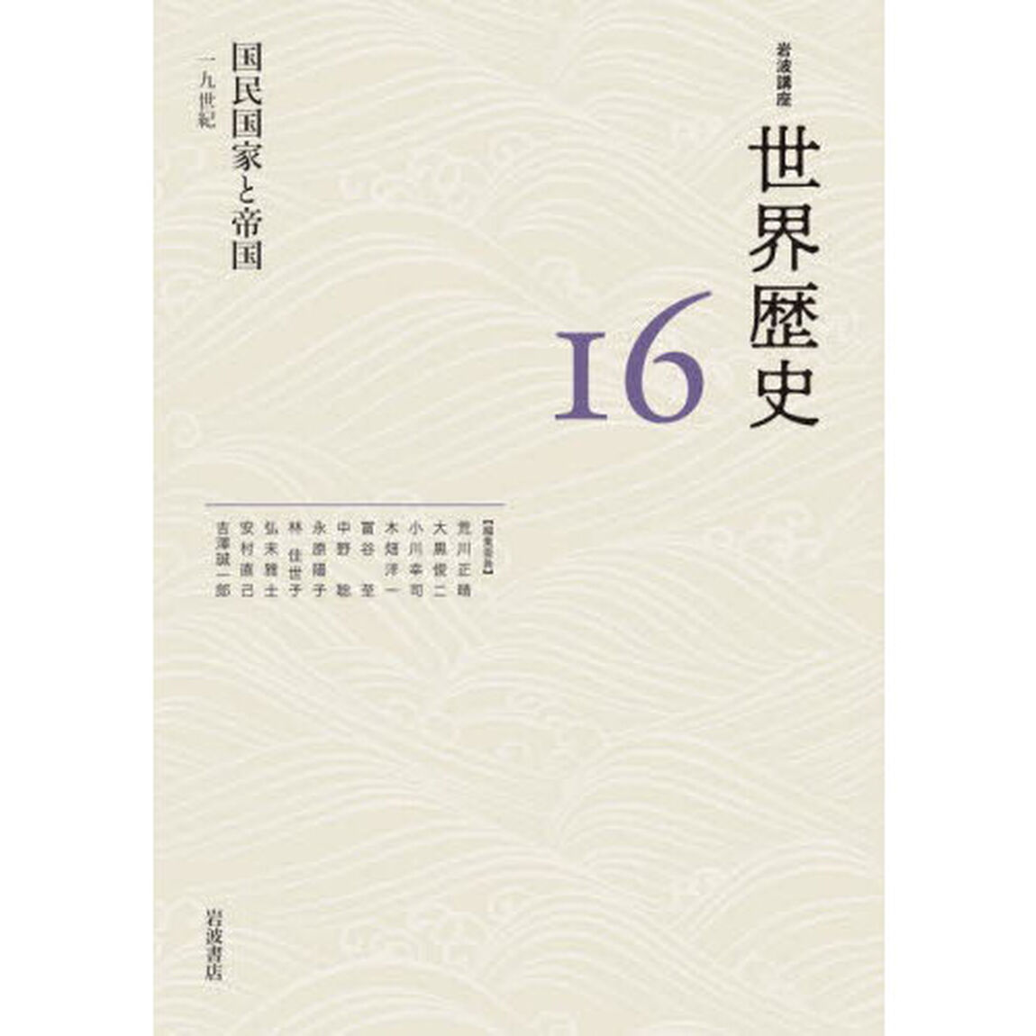 岩波講座世界歴史　１６「国民国家と帝国　１９世紀」