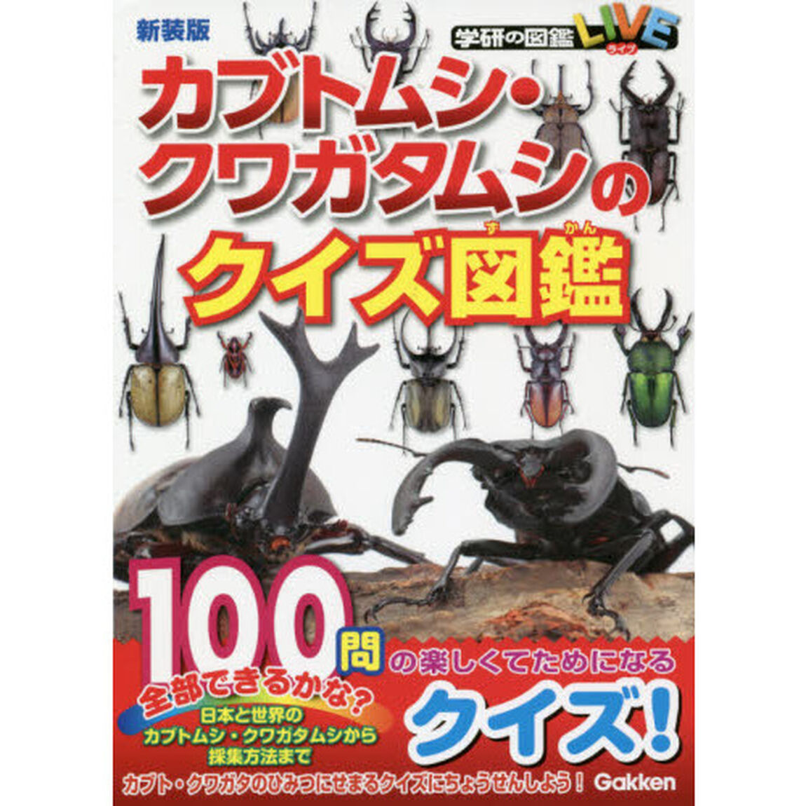 カブトムシ・クワガタムシのクイズ図鑑　新装版