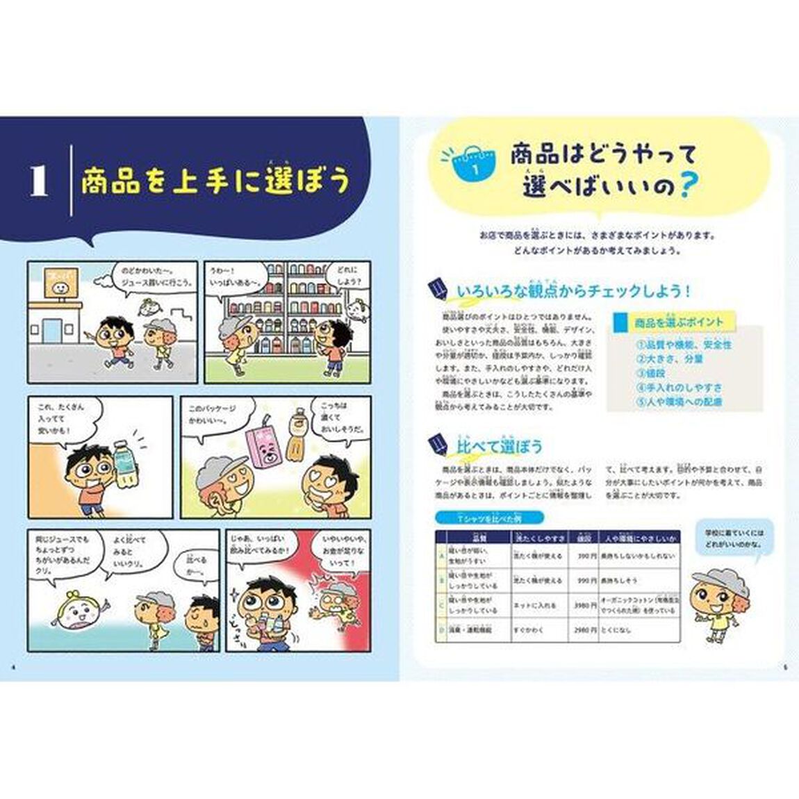 お金の使い方で未来を変えよう！　２「商品とお店を上手に選ぼう」