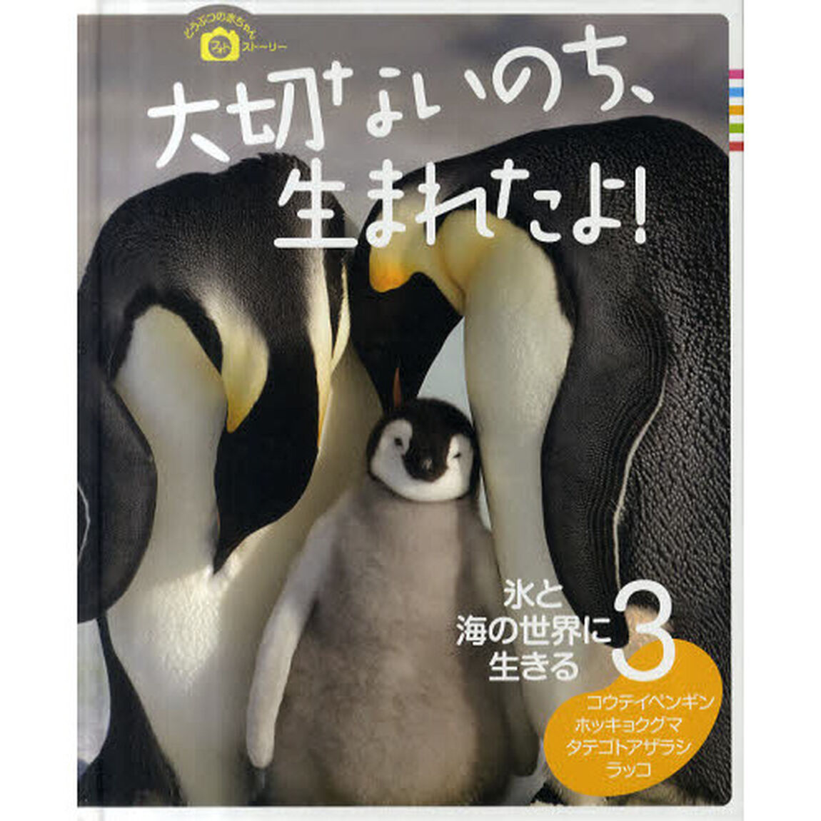 大切ないのち、生まれたよ！　どうぶつの赤ちゃんフォトストーリー　３「氷と海の世界に生きる　コウテイペンギン・ホッキョクグマ　タテゴトアザラシ・ラッコ」