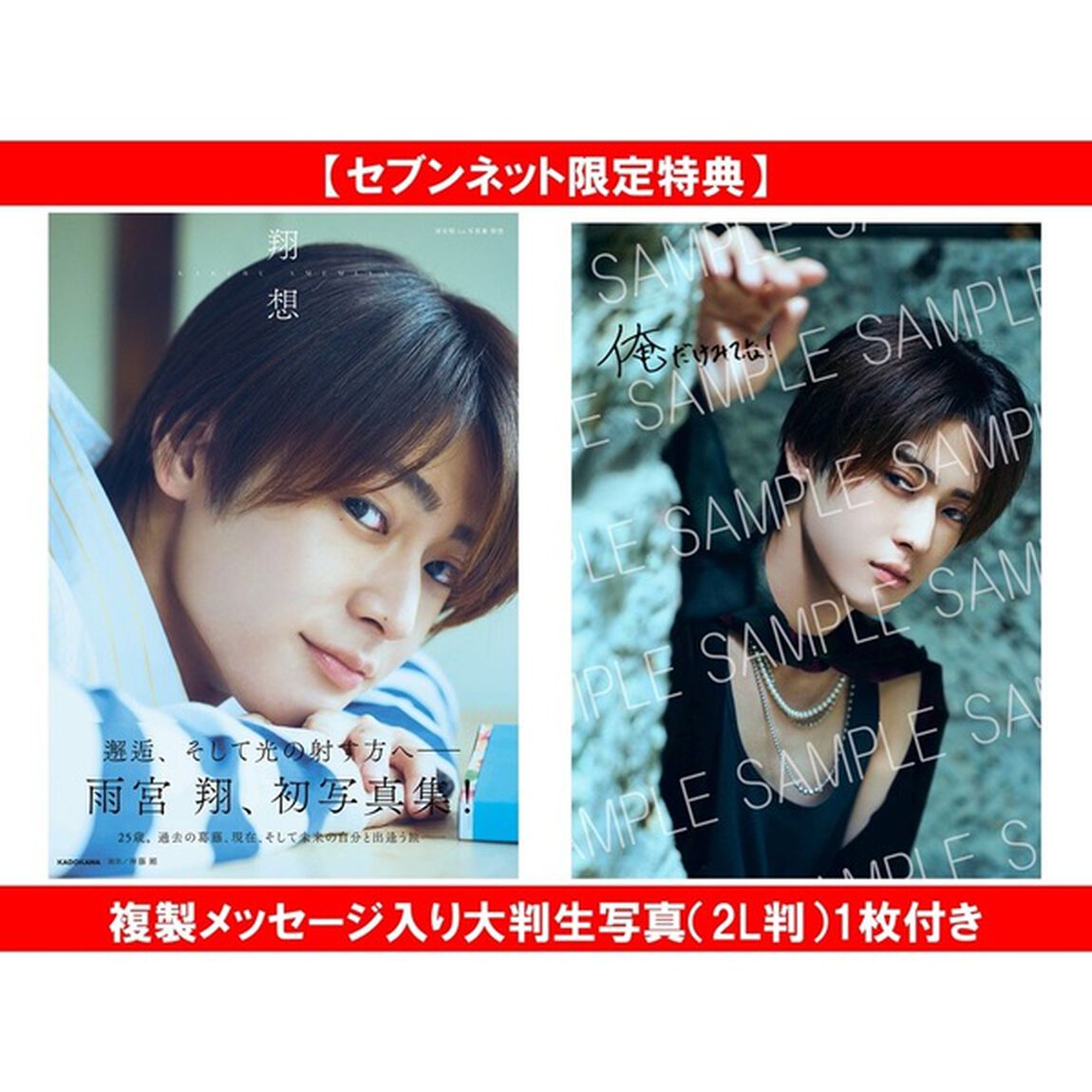雨宮翔1st写真集 翔想【セブンネット限定特典：複製メッセージ入り大判生写真（2L判）1枚付き】