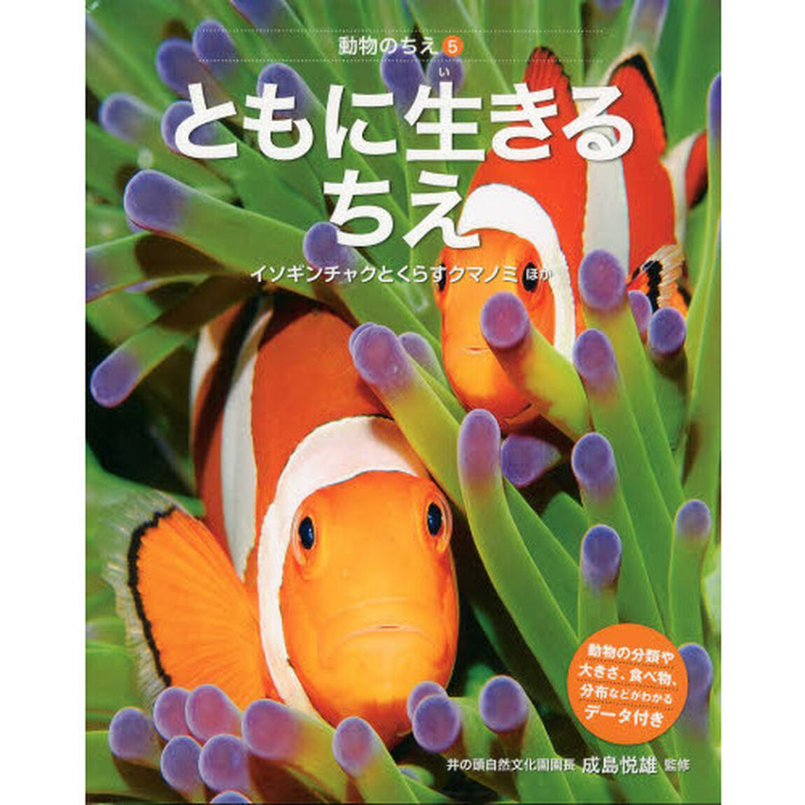 動物のちえ　５「ともに生きるちえ　イソギンチャクとくらすクマノミほか」