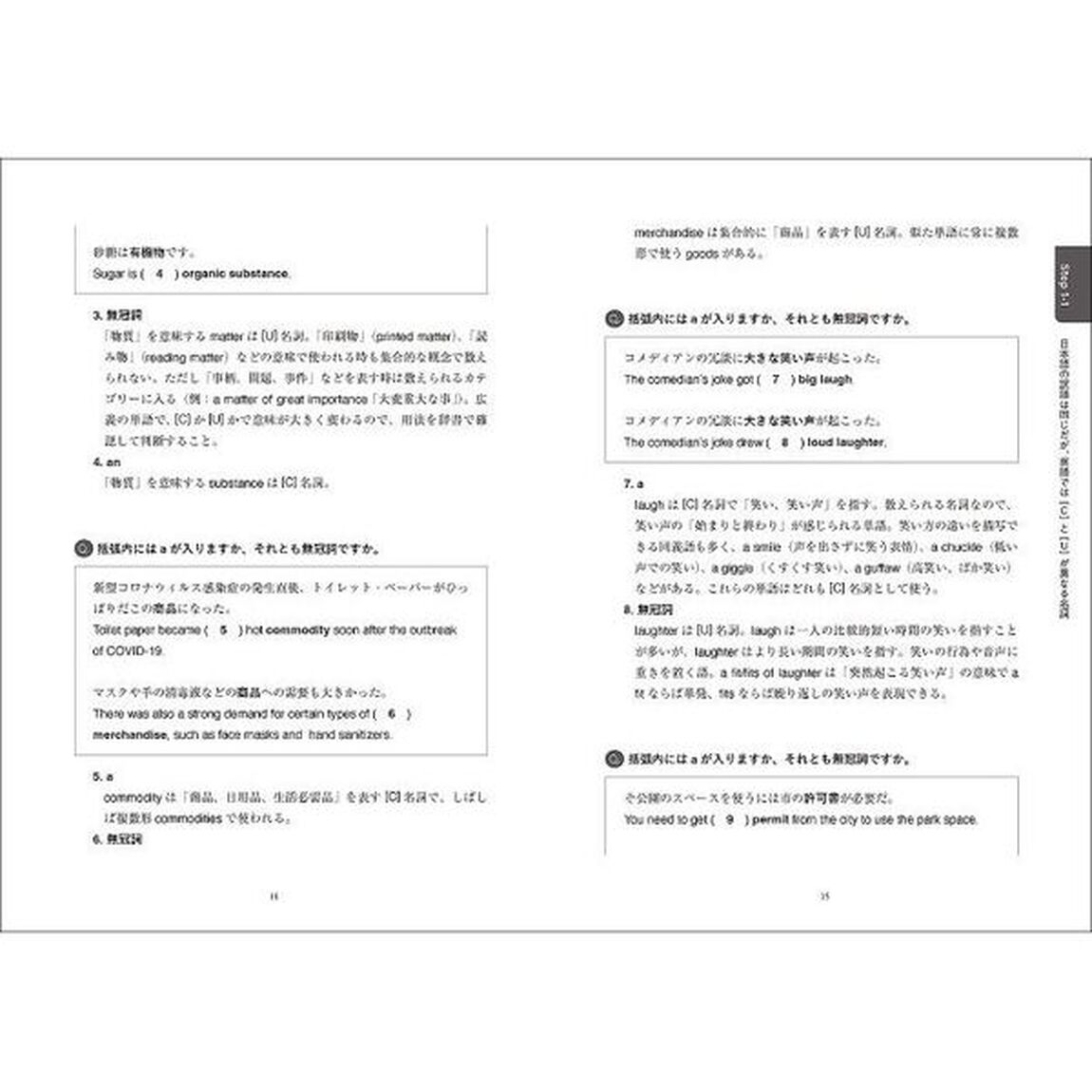 英語冠詞ドリル