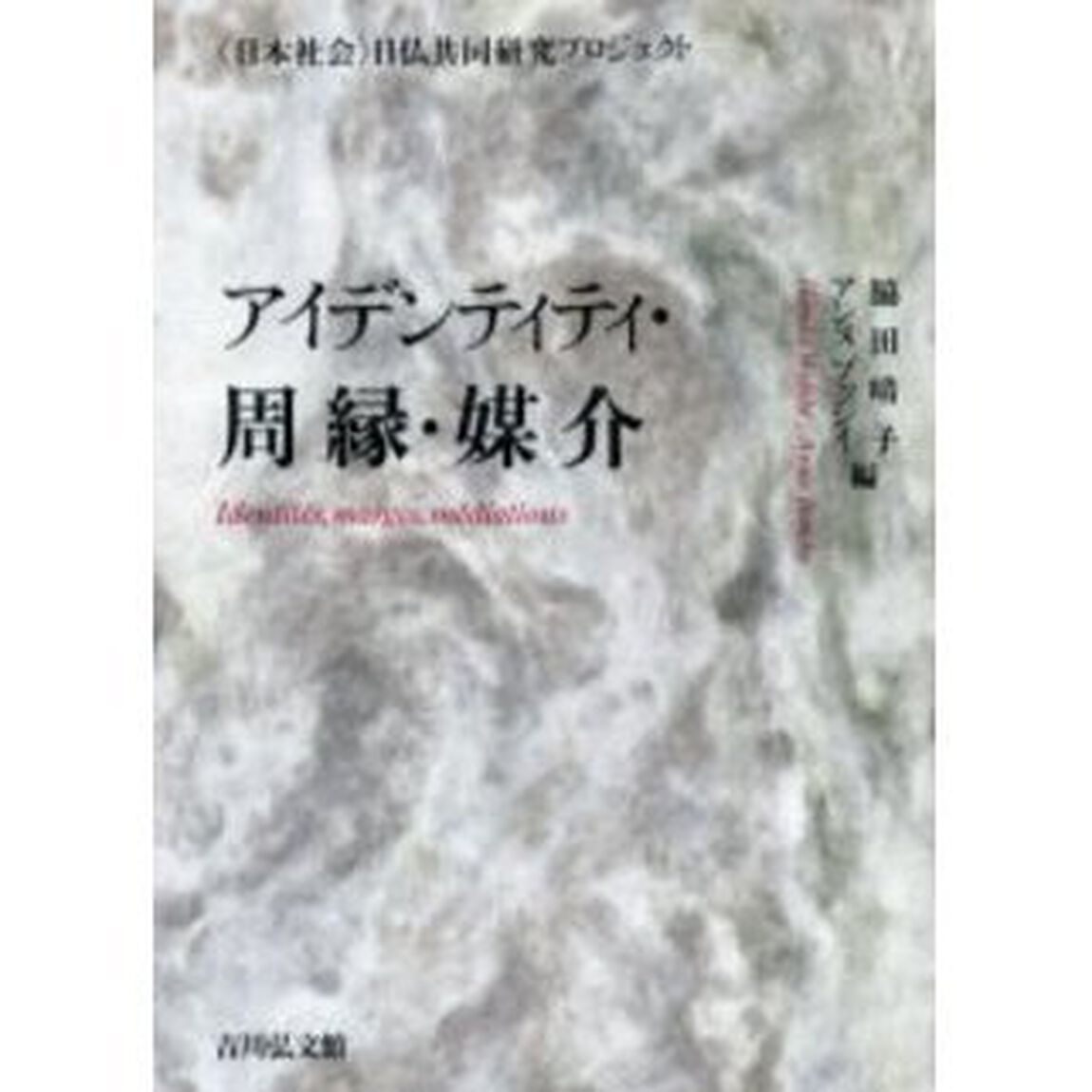 アイデンティティ・周縁・媒介　〈日本社会〉日仏共同研究プロジェクト