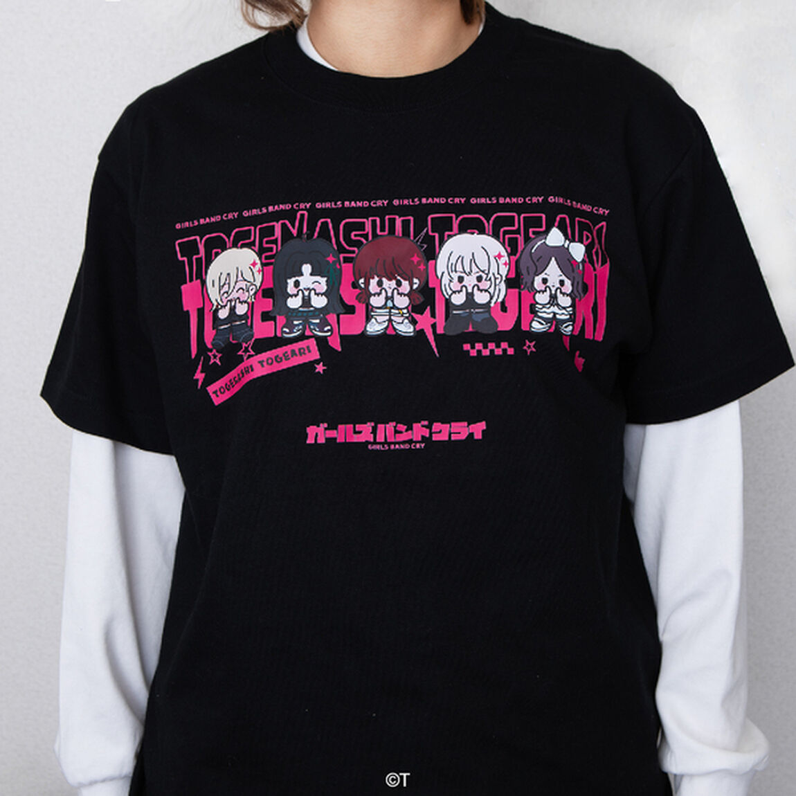 TVアニメ『ガールズバンドクライ』 Tシャツ L 01.集合