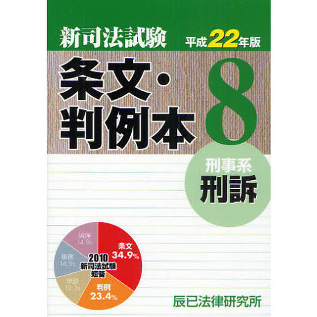 新司法試験条文・判例本　平成２２年版８「刑事系刑訴」