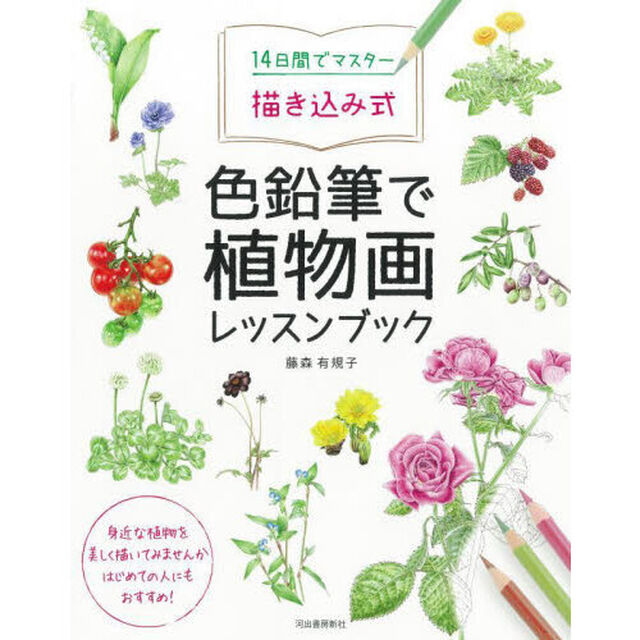 １４日間でマスター描き込み式色鉛筆で植物画レッスンブック