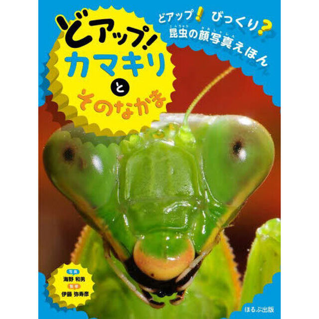 どアップ！びっくり？昆虫の顔写真えほん　〔３〕「どアップ！カマキリとそのなかま」