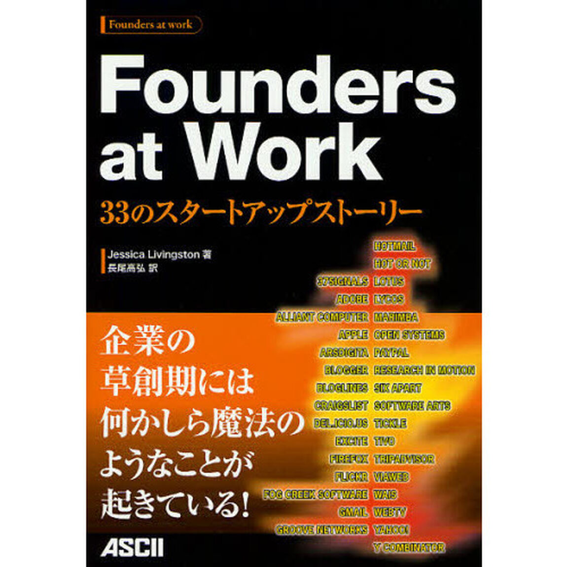 Ｆｏｕｎｄｅｒｓ　ａｔ　Ｗｏｒｋ　３３のスタートアップストーリー