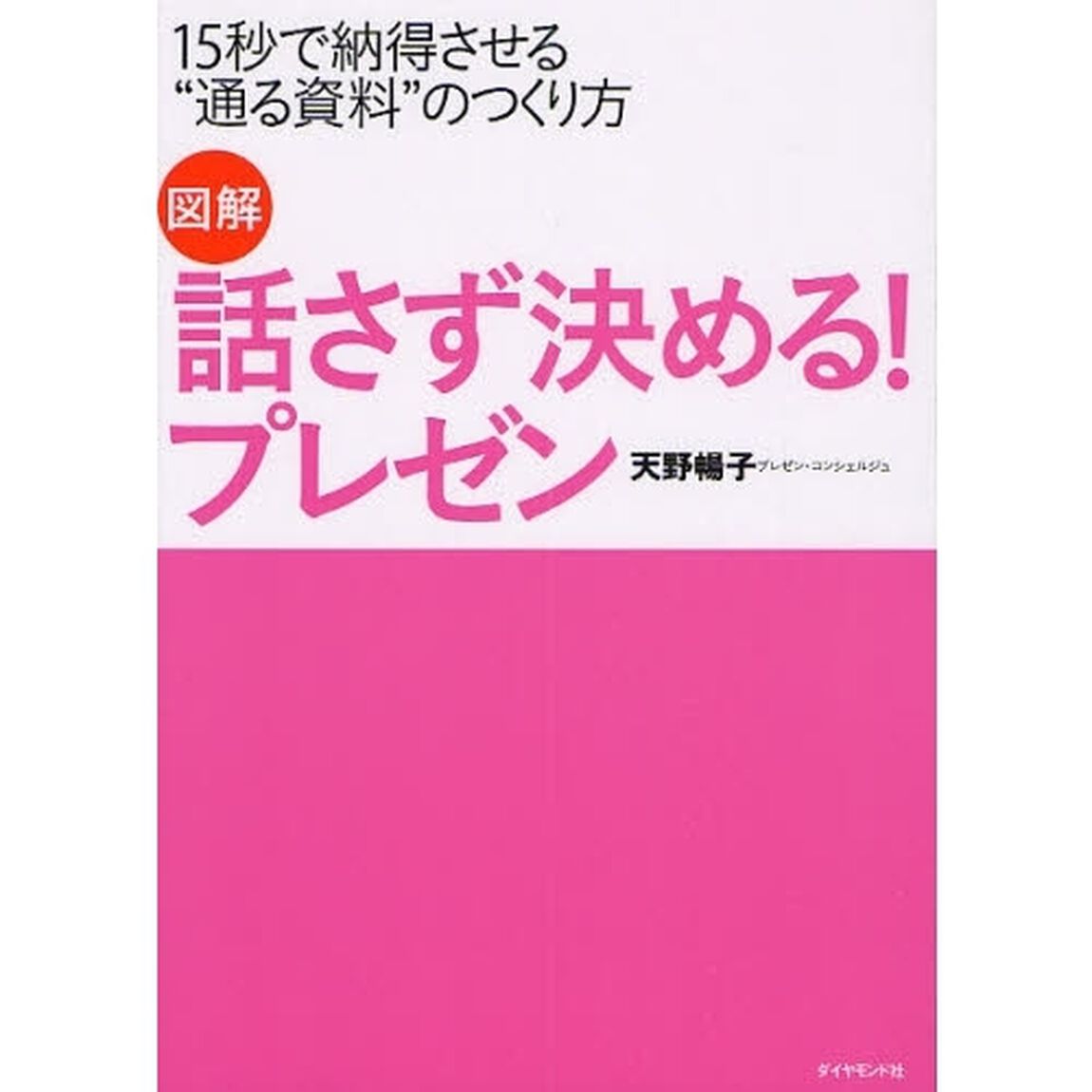 図解話さず決める！プレゼン　１５秒で納得させる&ldquo;通る資料&rdquo;のつくり方