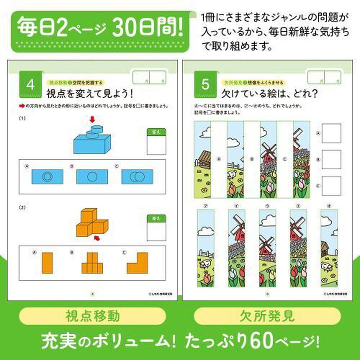 七田式　大人の知力ドリル　想像