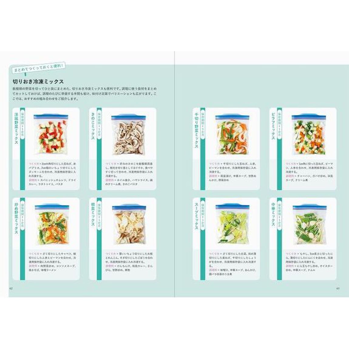 野菜まるごと冷凍テクニック　生のまま！
