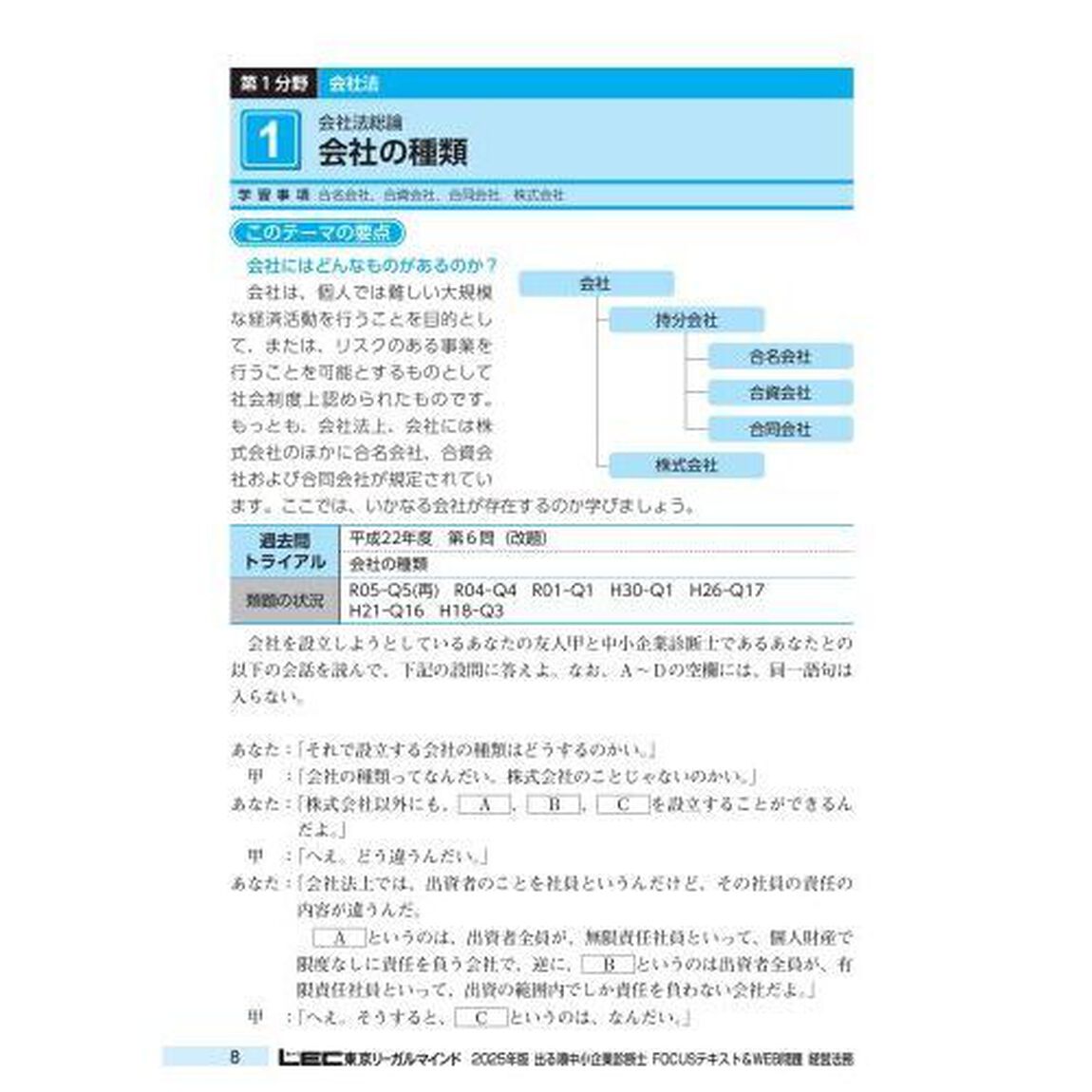 出る順中小企業診断士ＦＯＣＵＳテキスト＆ＷＥＢ問題　２０２５年版５「経営法務」