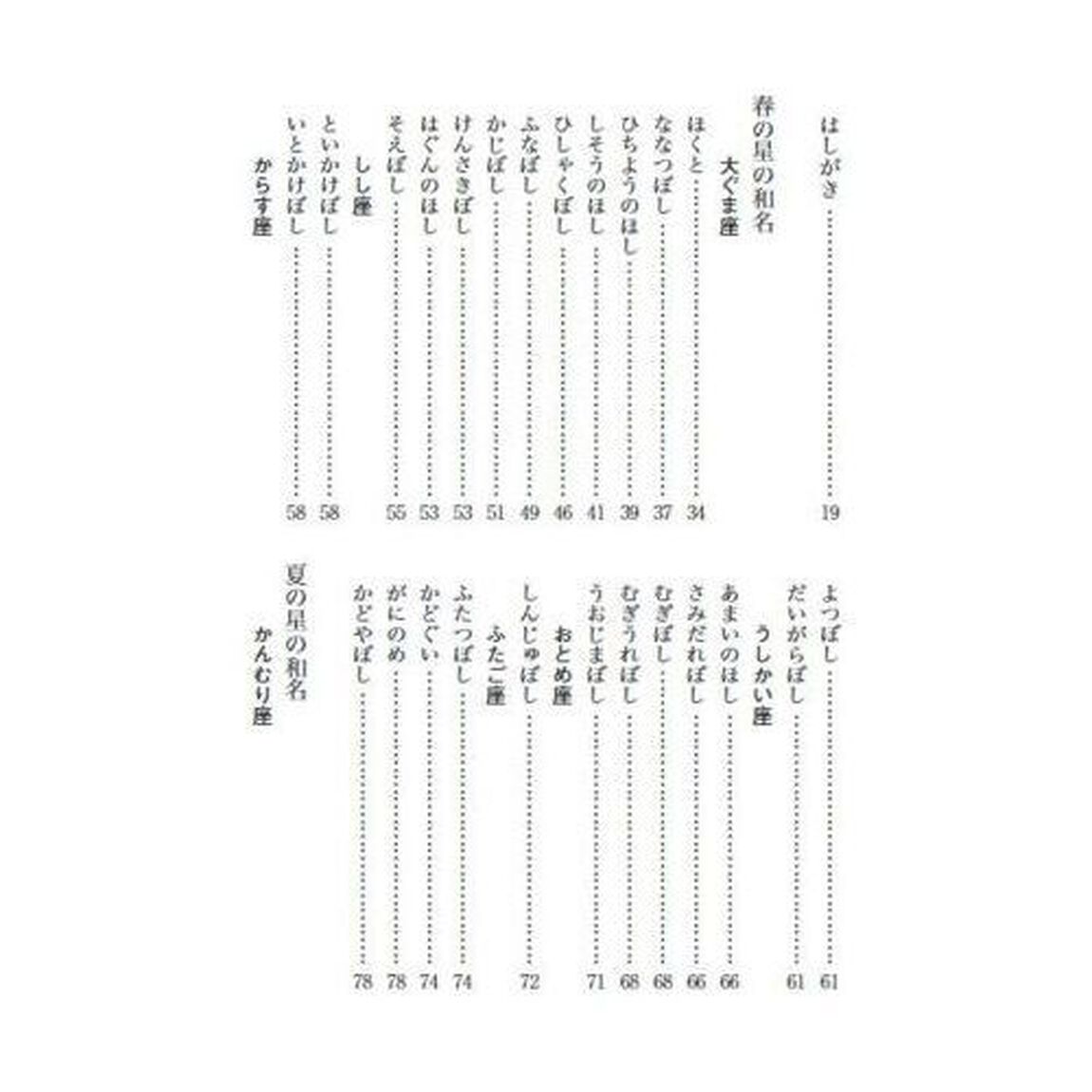 日本星名辞典