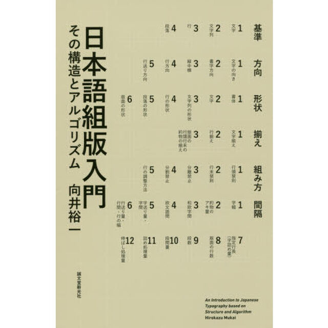日本語組版入門　その構造とアルゴリズム