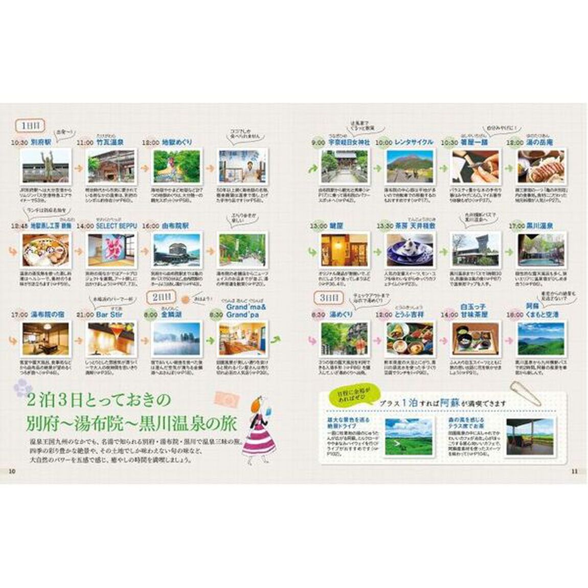 湯布院　別府　阿蘇　黒川温泉　〔２０２４〕