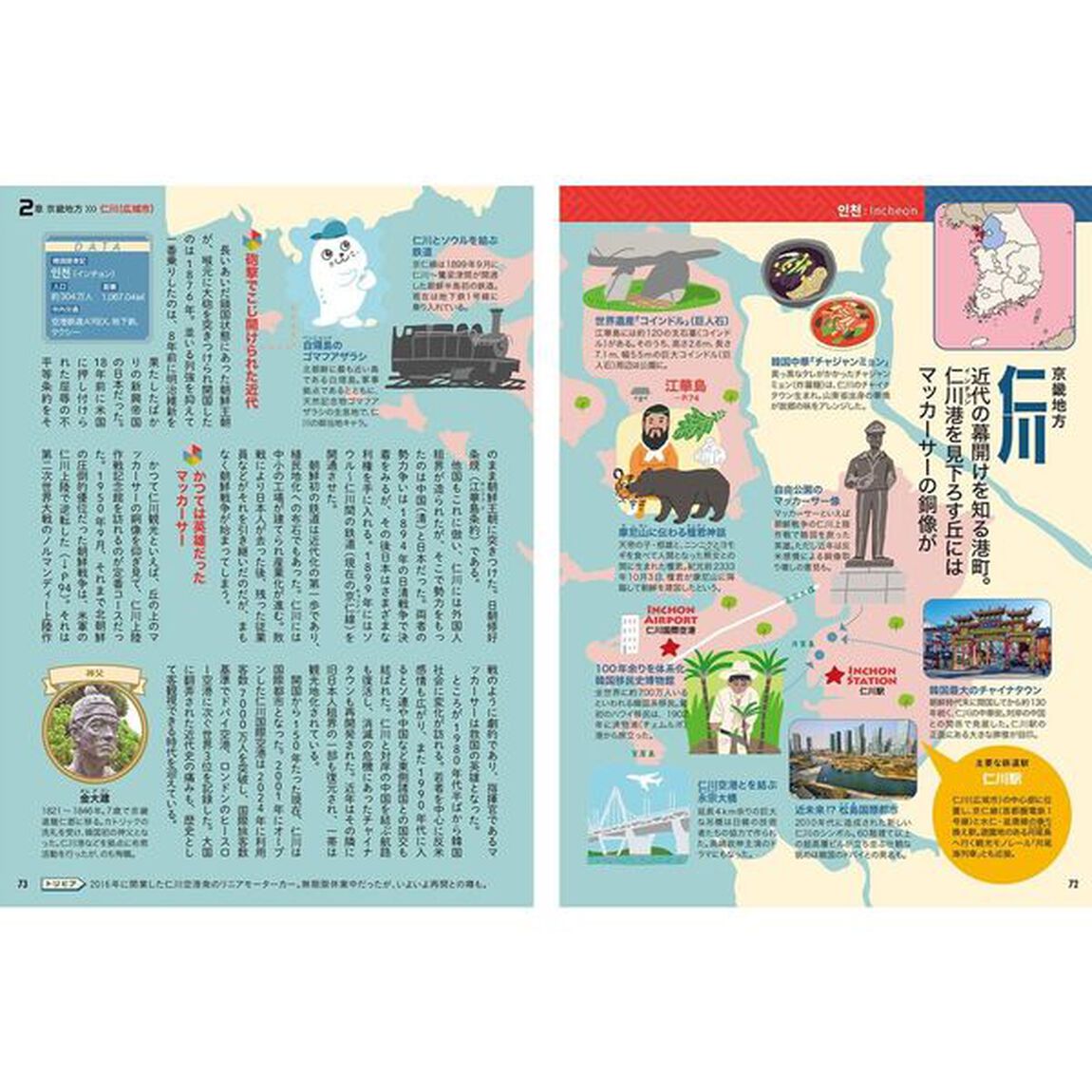 地図でスッと頭に入る韓国