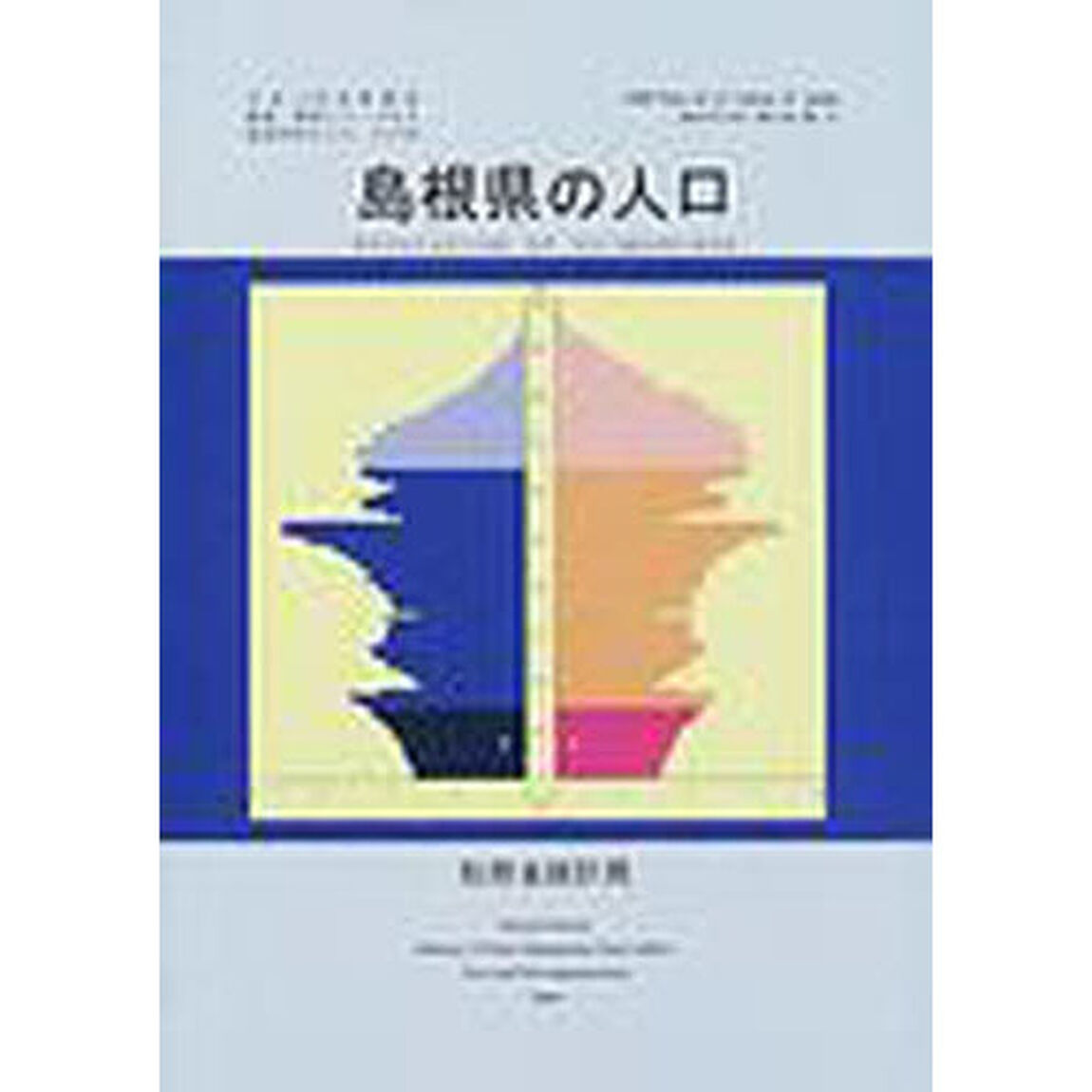 都道府県の人口　その３２「島根県の人口　付：市町村境界図（１枚）」