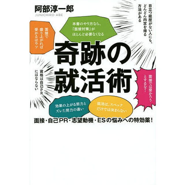 奇跡の就活術　面接・自己ＰＲ・志望動機・ＥＳの悩みへの特効薬！