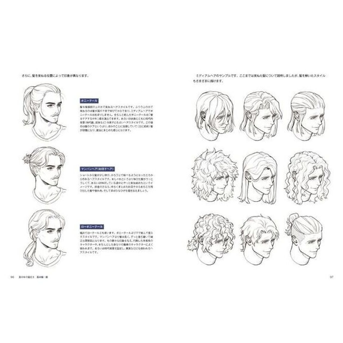 美中年の描き方　魅惑の&ldquo;老け&rdquo;表現テクニック　美しい中年男性を描くためのバイブル