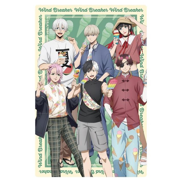 『WIND BREAKER』アクリルカード集合 【WIND BREAKER POPUP STORE ＜ICE CREAM＞ 2025 summer】