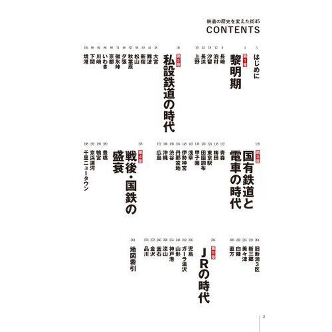 鉄道の歴史を変えた街４５　開業から現在まで、鉄道と縁の深い地をめぐる